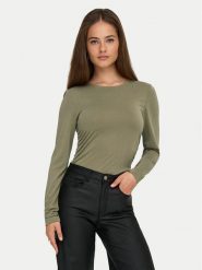 ONLY Bluzka Free Life 15365605 Zielony Regular Fit. Zielone bluzki Only, xl, bez wzorów, z syntetyku, bez kołnierzyka, bez ramiączek. Za 119.99 zł.