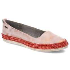 Pomarańczowe Espadryle Maciejka Damskie Skórzane Półbuty. Brązowe espadryle Maciejka, bez wzorów, ze skóry, bez obcasa, bez zapięcia. Za 169.00 zł.