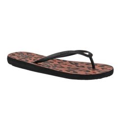 Japonki plażowe damskie Billabong Dama. Brązowe klapki Billabong, bez wzorów, bez obcasa. Za 47.99 zł.