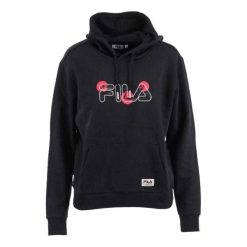 Damska Bluza Z Kapturem Bellagio. Czarne bluzy Fila, bez wzorów, z kapturem. Za 243.99 zł.