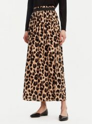 ONLY Spódnica plisowana Venedig 15251761 Brązowy Regular Fit. Brązowe spódnice Only, xs, bez wzorów, z wiskozy, midi. Za 89.99 zł.