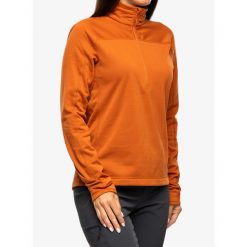 Bluza polarowa damska Fjallraven Abisko Lite Fleece Half Zip. Brązowe bluzy Fjällräven, s, bez wzorów, z polaru, bez kaptura. Za 350.99 zł.