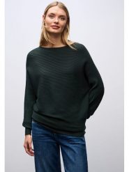 Cecil Sweter w kolorze ciemnozielonym rozmiar: 40. Zielone swetry Cecil, bez wzorów, ze splotem, bez ramiączek. Za 154.07 zł.