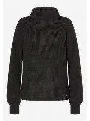 More & More Sweter w kolorze czarnym rozmiar: 42. Czarne swetry More & More, bez wzorów, bez ramiączek. Za 135.49 zł.