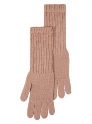 Lanerossi Wełniane rękawiczki "Asia" w kolorze jasnoróżowym - 31 x 7 cm rozmiar: onesize. Różowe rękawiczki Lanerossi, bez wzorów, z wełny. Za 113.10 zł.