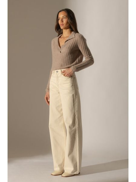 Perfect Cashmere Kaszmirowy sweter w kolorze beżowym rozmiar: L. Brązowe swetry Perfect Cashmere, l, bez wzorów, z kaszmiru, bez ramiączek. Za 403.69 zł.