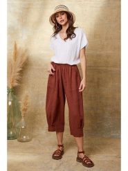 Joséfine Lniana koszulka "Quinto" w kolorze białym rozmiar: XL. Białe bluzki Joséfine, xl, bez wzorów, ze lnu, bez kołnierzyka, bez ramiączek. Za 108.99 zł.