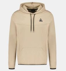 Bluza z kapturem Le Coq Sportif Tech SP N°1. Brązowe bluzy Le Coq Sportif, na lato, m, bez wzorów, z dresówki, z kapturem. Za 351.75 zł.