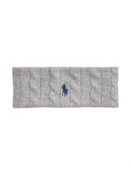 Polo Ralph Lauren Opaska 455981426002 Szary. Szare rękawiczki Polo Ralph Lauren, bez wzorów, z materiału. Za 659.99 zł.