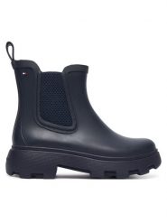Tommy Hilfiger Kalosze Flag Cleated FW0FW09387 Granatowy. Niebieskie kalosze TOMMY HILFIGER, bez wzorów, z gumy. Za 449.99 zł.