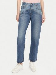 Levi's® Jeansy Western 501® 001V3-0001 Niebieski Regular Fit. Niebieskie jeansy s, bez wzorów. Za 369.99 zł.