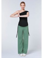 Detto Fatto Top w kolorze czarnym rozmiar: M. Czarne topy Detto Fatto, m, bez wzorów, z bawełny, bez kołnierzyka, bez ramiączek. Za 82.99 zł.