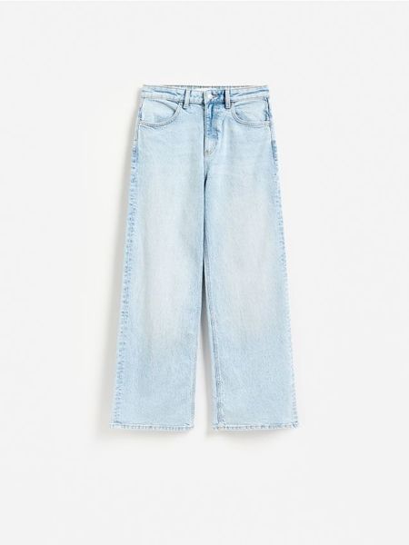 Jeansy regular comfort - niebieski. Niebieskie jeansy Reserved, bez wzorów. Za 139.99 zł.