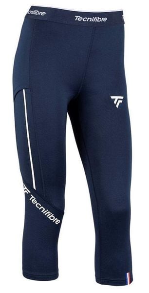 Legginsy Tecnifibre 3/4 Perf Tight marine M. Niebieskie legginsy TECNIFIBRE, m, bez wzorów, z elastanu. Za 230.00 zł.