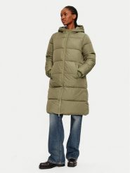 Pieces Płaszcz zimowy 17115627 Zielony Regular Fit. Zielone płaszcze Pieces, na zimę, xs, bez wzorów, z syntetyku, bez kaptura. Za 209.99 zł.