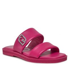 Klapki Liu Jo. Czerwone klapki Liu Jo, bez wzorów, bez obcasa. Za 449.99 zł.