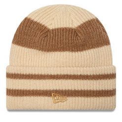 Czapka New Era. Brązowe czapki New Era, bez wzorów. Za 159.99 zł.