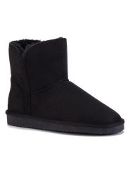 ISLAND BOOT Botki zimowe "Chloe" w kolorze czarnym rozmiar: 40. Czarne botki Island Boot, na zimę, bez wzorów, z materiału, bez obcasa, bez zapięcia. Za 130.99 zł.