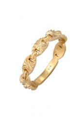 Elli Damski pierścionek płytkowy Star Look Elegant Trend Blogger w srebrze 925 Sterling Silver Pierścionki 1 ct. Szare pierścionki Elli, srebrne. Za 188.99 zł.