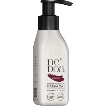 NEBOA, maska do włosów, koloryzująca, 2w1, Burgund, 100 ml. Odżywki do włosów NEBOA. W wyprzedaży za 21.99 zł.
