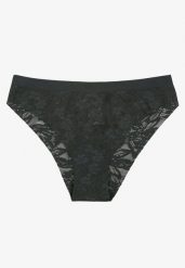 Ciemnozielone Koronkowe Majtki Typu Figi Lililoria. Zielone figi Renee, l, bez wzorów, z jeansu. Za 4.99 zł.