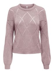 ONLY Sweter w kolorze jasnoróżowym rozmiar: S. Różowe swetry Only, s, bez wzorów, bez ramiączek. Za 88.45 zł.