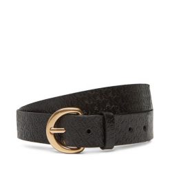 Pasek Damski Calvin Klein. Czarne paski Calvin Klein, bez wzorów. Za 179.99 zł.