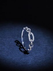 DIAMANTA Złoty pierścionek "Hana" z diamentami rozmiar: 50. Szare pierścionki DIAMANTA, z diamentem, złote. Za 1,348.99 zł.