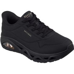 Buty sportowe damskie Skechers Uno Glide step Glide On Air. Czarne obuwie sportowe Skechers, bez zapięcia, na fitness i siłownię. Za 690.00 zł.