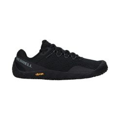 Buty do biegania damskie Merrell Vapor Glove 6. Czarne obuwie sportowe Merrell, bez zapięcia, do biegania. Za 389.99 zł.