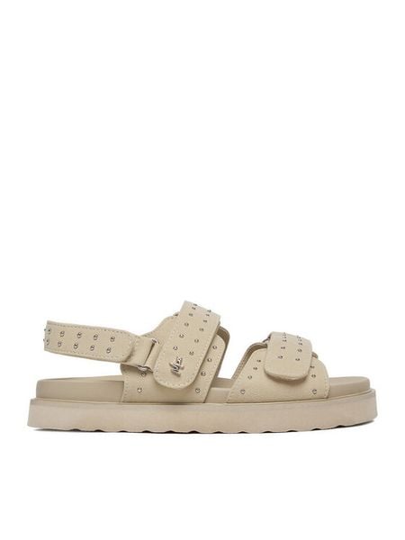 MEXX Sandały CEO-HY86009-27 Beżowy. Brązowe sandały Mexx, bez wzorów, ze skóry, bez obcasa, na płaskiej podeszwie, bez zapięcia. Za 117.99 zł.