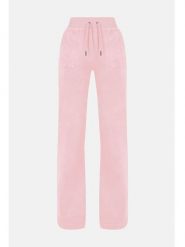Juicy Couture Spodnie dresowe w kolorze jasnoróżowym rozmiar: L. Różowe spodnie dresowe Juicy Couture, l, bez wzorów, z dresówki. Za 175.26 zł.