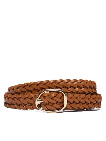 Tommy Hilfiger Pasek Th Sculpt 2.0 Woven AW0AW18696 Brązowy. Brązowe paski TOMMY HILFIGER, bez wzorów, ze skóry. Za 201.99 zł.