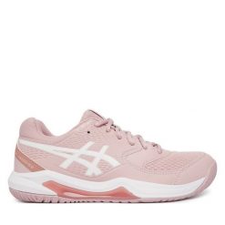 Buty do tenisa Asics. Czerwone obuwie sportowe Asics, bez zapięcia, tenisowe. Za 339.99 zł.