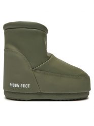 Moon Boot Śniegowce 80D1409410 Khaki. Brązowe trapery i śniegowce Moon Boot, ze skóry. Za 859.99 zł.