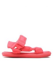 Tommy Jeans Sandały Poppy Soft Padded EN0EN02120 Różowy. Czerwone sandały Tommy Jeans, bez wzorów, z jeansu, bez obcasa, na płaskiej podeszwie, bez zapięcia. Za 299.99 zł.