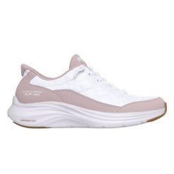Sneakersy damskie Skechers Slip-ins Cozy Fit. Białe obuwie sportowe Skechers, bez zapięcia. Za 399.99 zł.