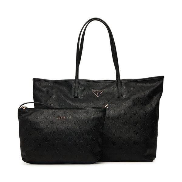 Torebka Guess. Czarne shopper Guess, z aplikacjami, bez dodatków. Za 714.99 zł.