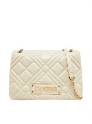 LOVE MOSCHINO Torebka JC4153PP1MLA0110 Beżowy. Brązowe torebki klasyczne Love Moschino, bez wzorów, ze skóry, bez dodatków. Za 499.99 zł.