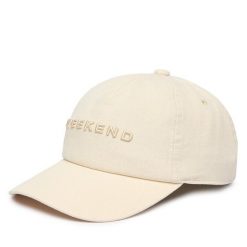 Czapka z daszkiem Weekend Max Mara. Brązowe czapki Weekend Max Mara, bez wzorów. Za 339.99 zł.