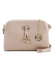 Mia Tomazzi Skórzana torebka "Certosa" w kolorze beżowym - 24 x 16 x 8 cm rozmiar: onesize. Brązowe torby na ramię Mia Tomazzi, bez wzorów, z materiału, na ramię, bez dodatków. Za 260.99 zł.