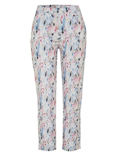 Relaxed by TONI Spodnie "Alice" ze wzorem rozmiar: 48K. Spodnie materiałowe Relaxed by TONI, bez wzorów, z materiału, z podwyższonym stanem. Za 119.95 zł.