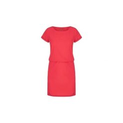 Sukienka damska Pętla Ubulina Różowa. Czarne sukienki LOOP, l, bez wzorów, sportowe, bez kołnierzyka, bez ramiączek, sportowe. Za 218.99 zł.