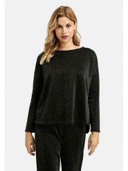 Milano Italy Bluzka w kolorze czarnym rozmiar: XS. Czarne bluzki Milano Italy, xs, bez wzorów, bez kołnierzyka, bez ramiączek. Za 126.99 zł.