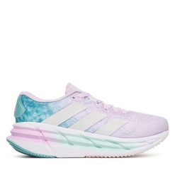 Buty do biegania adidas. Fioletowe obuwie sportowe Adidas, bez zapięcia, do biegania. Za 599.99 zł.