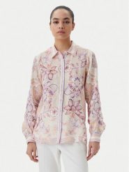 Hale Bob Koszula with linen Nia 4ZCA214A Beżowy Regular Fit. Brązowe koszule Hale bob, l, bez wzorów, ze lnu, bez kołnierzyka, bez ramiączek. Za 876.99 zł.