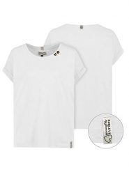 Sublevel Koszulka w kolorze białym rozmiar: XL. Białe bluzki Sublevel, xl, bez wzorów, z bawełny, bez kołnierzyka, bez ramiączek. Za 56.79 zł.