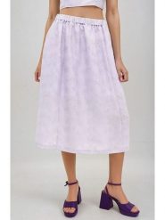 Monki Spódnica w kolorze lawendowym rozmiar: XL. Różowe spódnice Monki, xl, bez wzorów, midi. Za 69.99 zł.