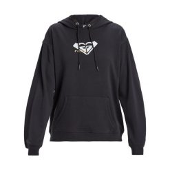 Bluza z kapturem dla Kobiety SURF STOKED. Czarne bluzy Roxy, na zimę, m, bez wzorów, z bawełny, z kapturem. W wyprzedaży za 160.99 zł.