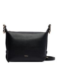 Furla Torebka WE00831 BX2045 CN O6000 1007 Czarny. Czarne listonoszki Furla, bez wzorów, ze skóry, bez dodatków. Za 1,199.00 zł.